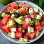 Greek Watermelon Salad