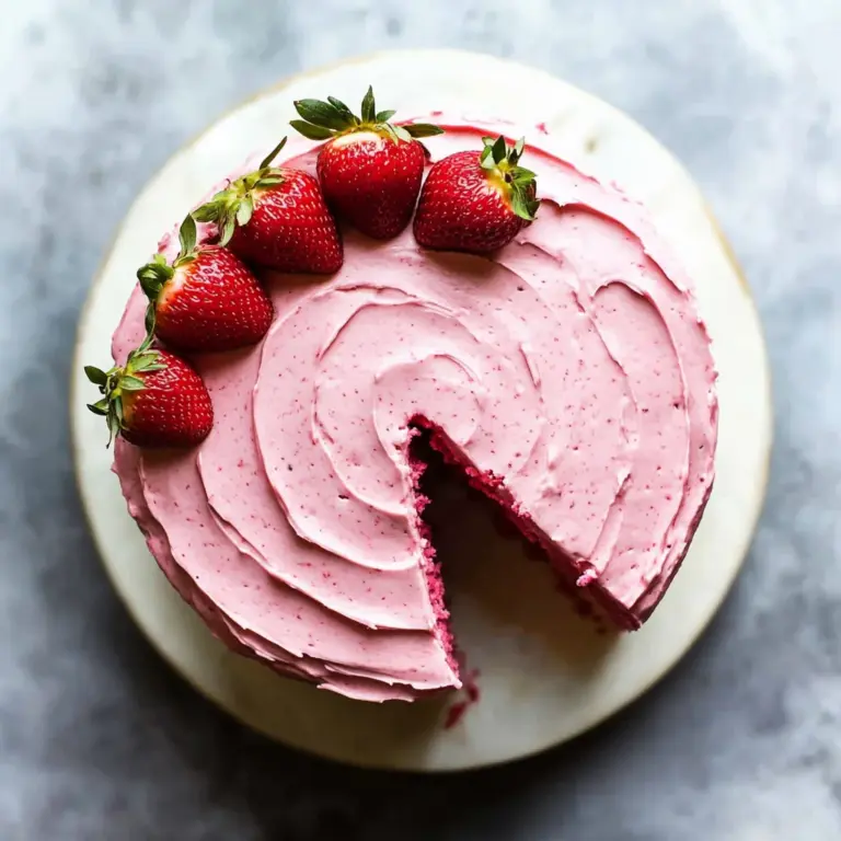 Homemade Strawberry Cake
