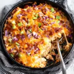 Keto BBQ Chicken Casserole