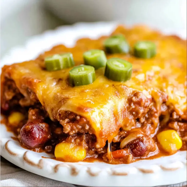 Keto Chili Dog Casserole Recipe