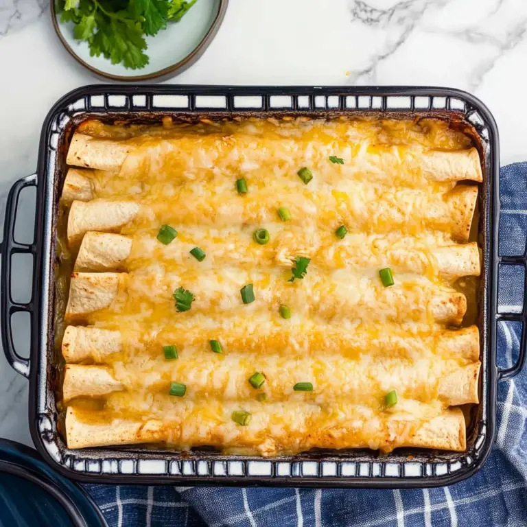 Low Carb White Chicken Enchiladas