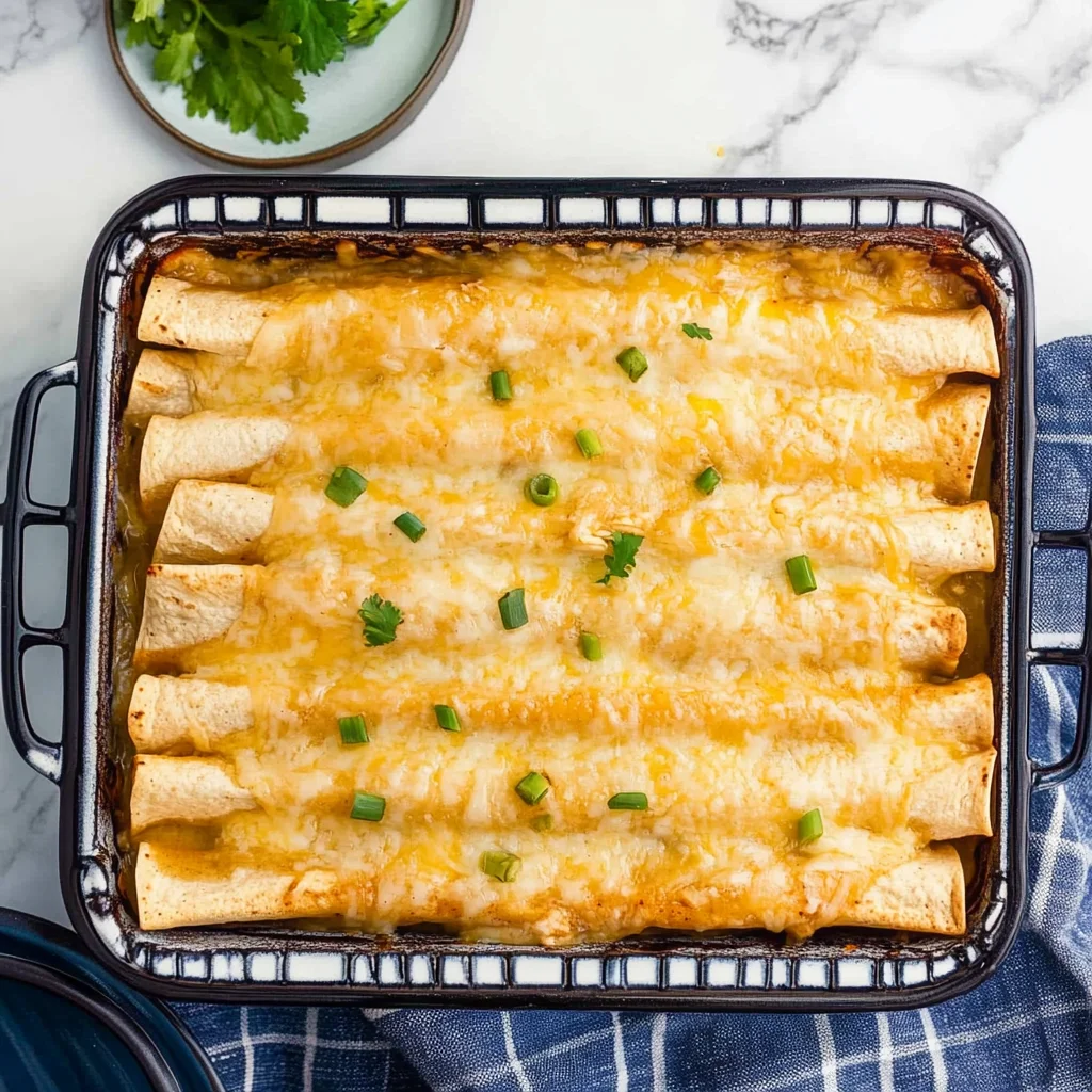 Low Carb White Chicken Enchiladas