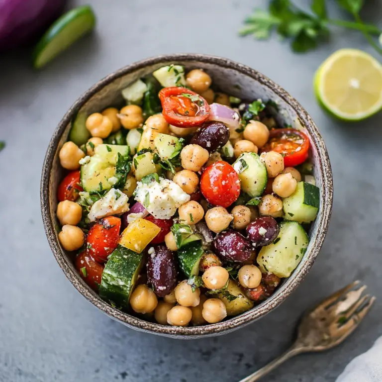 Mediterranean Chickpea Salad