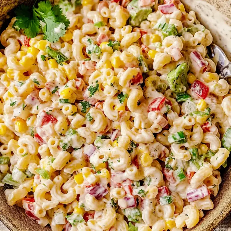 Mexican Macaroni Salad Recipe