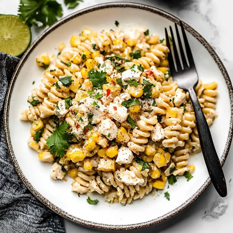 Mexican Street Corn Pasta Salad