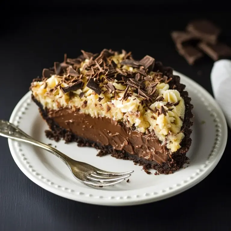 No-Bake German Chocolate Pie