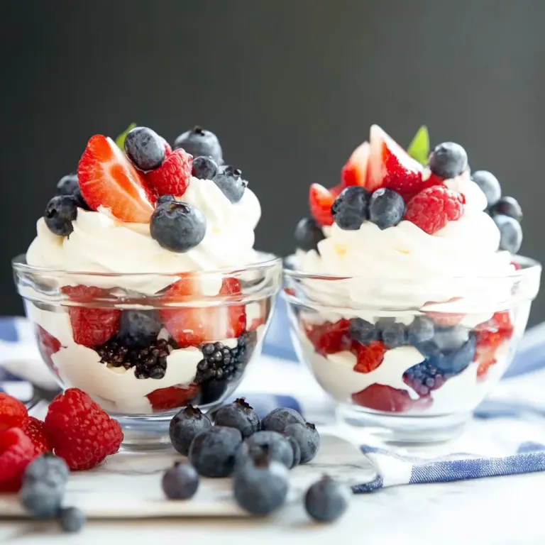 Red, White, and Blue Trifles