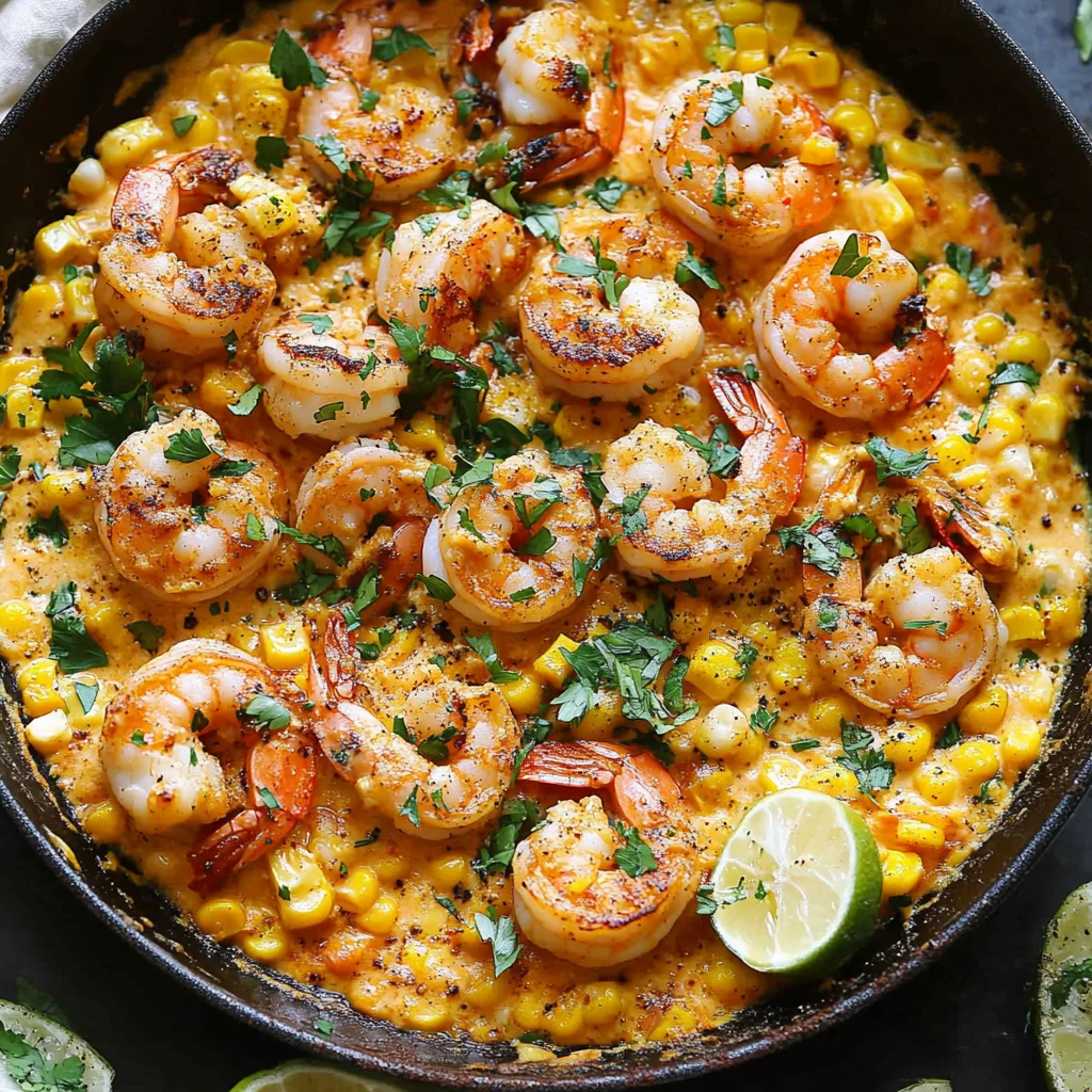 Shrimp and Creamed Corn (30 Minutes, One-Pan)