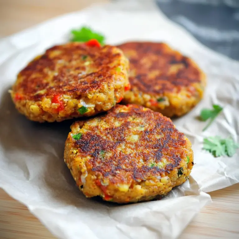 Spicy Vegan Lentil Cakes