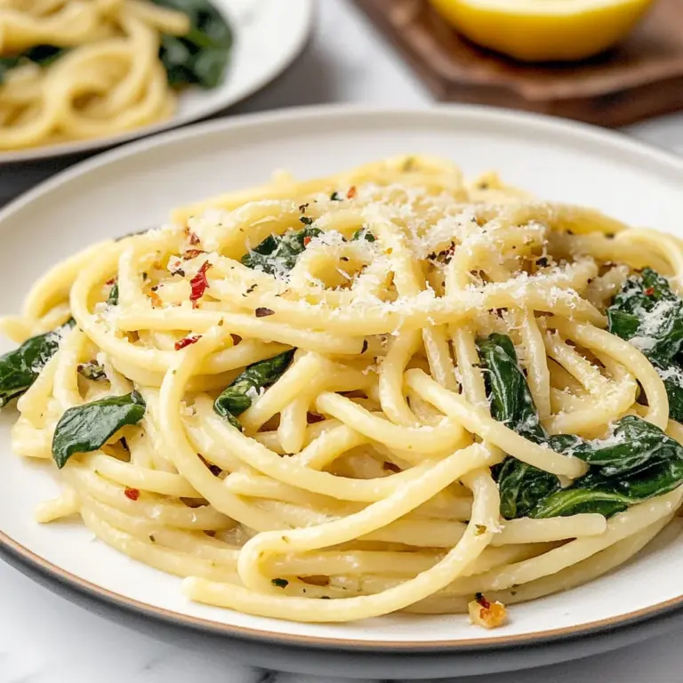 Spinach Lemon Pasta