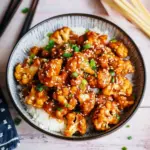 Sticky Sesame Cauliflower