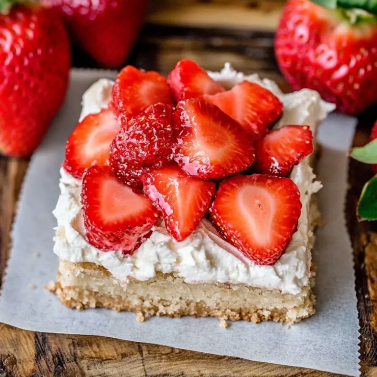 Strawberry Shortcake Bars