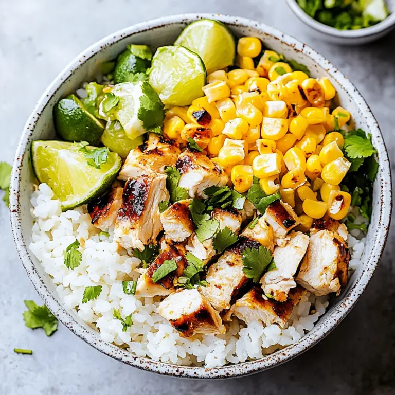 Street Corn Chicken Rice Bowl Recipe