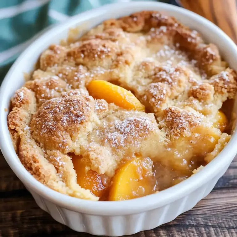 The Best Southern Peach Cobbler Recipe