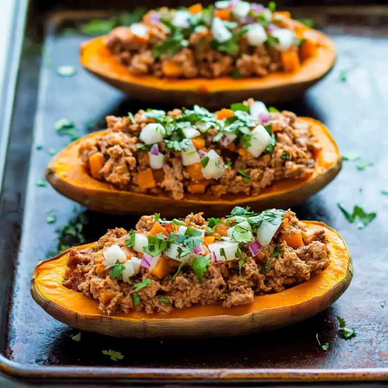 Turkey Taco Stuffed Sweet Potatoes