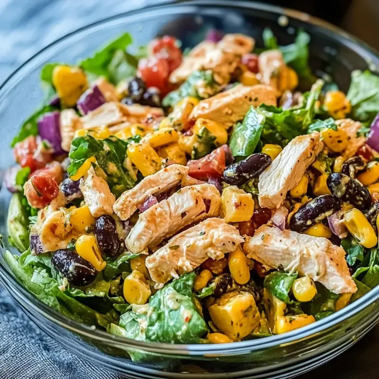Zesty Southwest Chicken Salad Recipe is a must-try!
