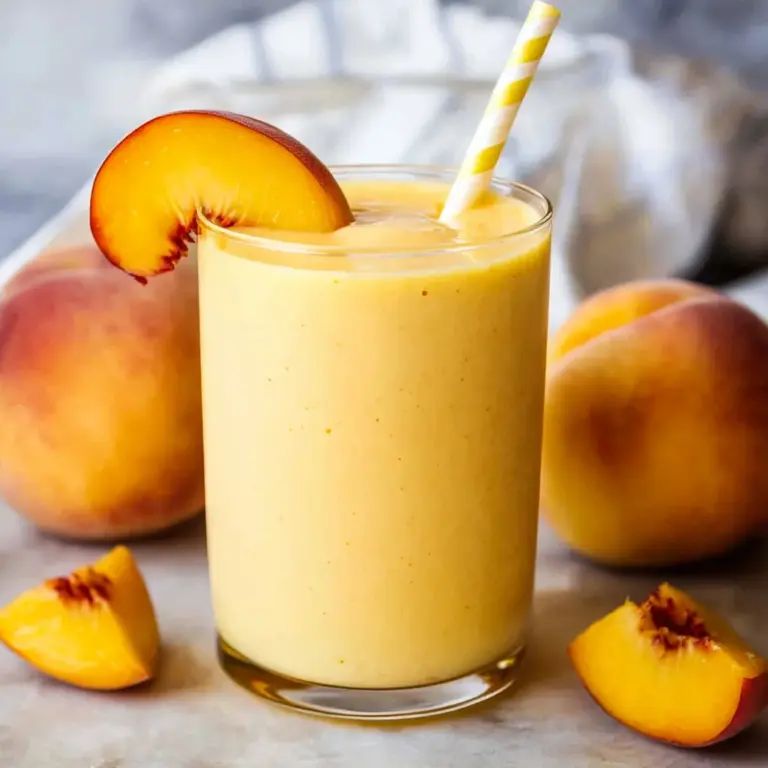 Banana Peach Smoothies