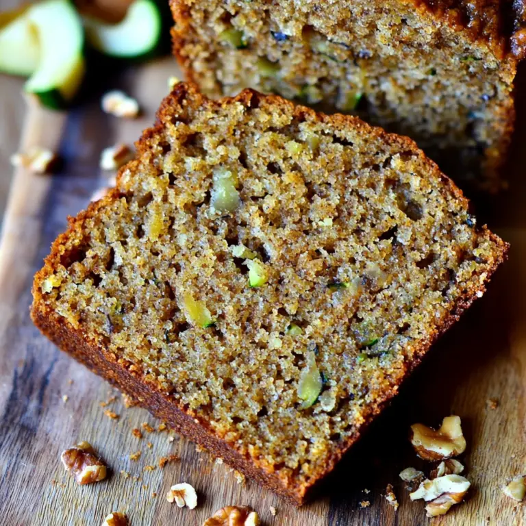 Best Ever Zucchini Walnut Bread