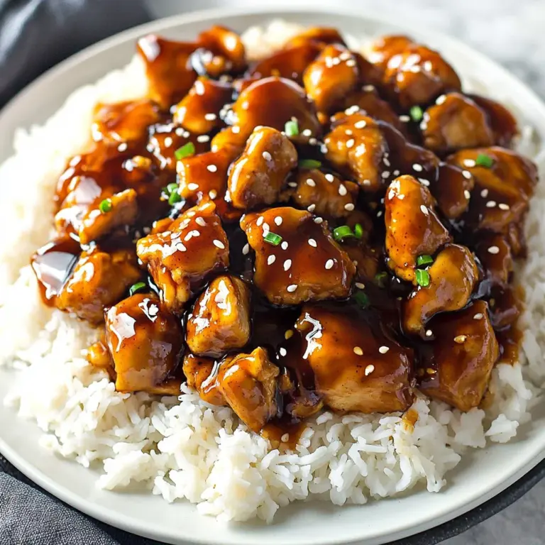 Easy Bourbon Chicken