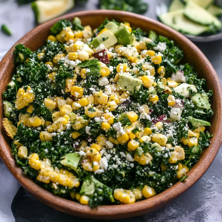Mexican Street Corn Kale Salad