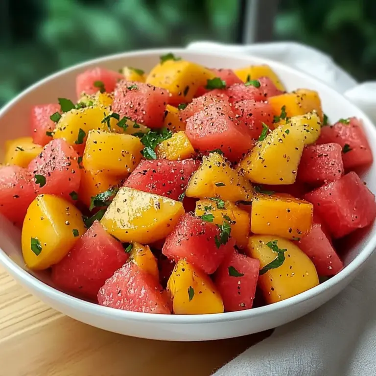 The Peach Watermelon Salad That Tastes Like Summer