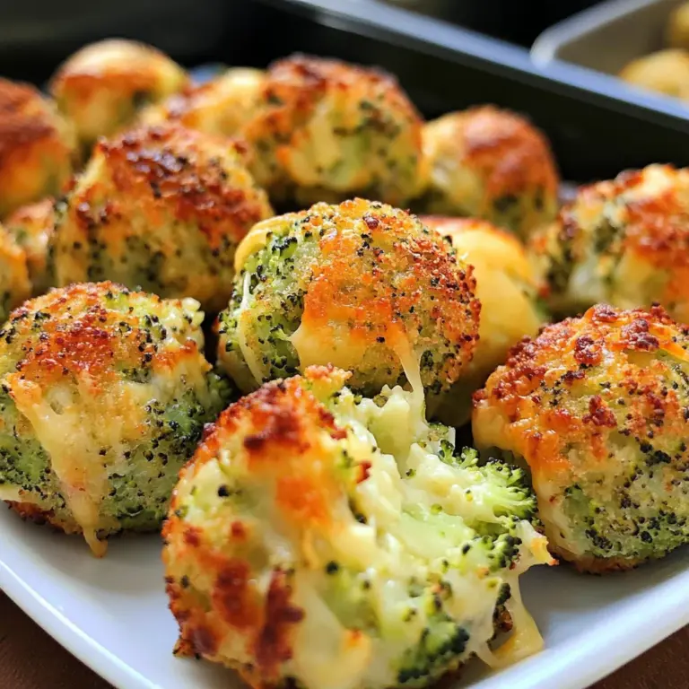 Baked Broccoli Cheese Balls