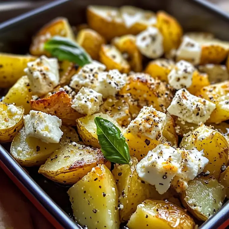 Baked Feta Potatoes