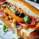 Baked Italian Grinder Sandwiches