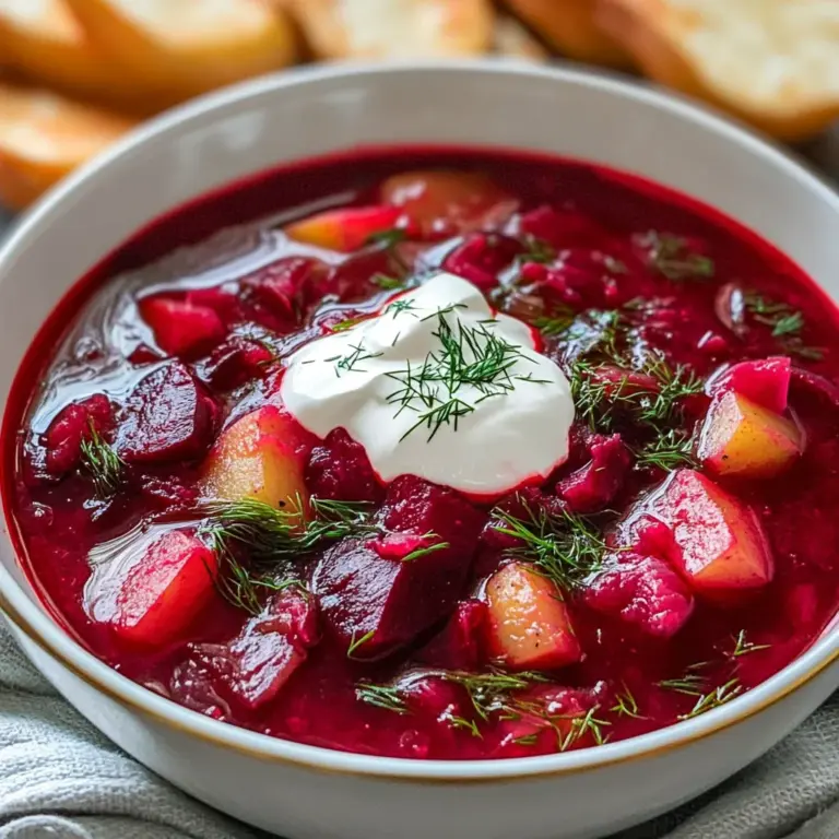 Classic Borscht Recipe (Beet Soup)