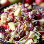 Cranberry Apple Coleslaw: A Delicious & Healthy Recipe