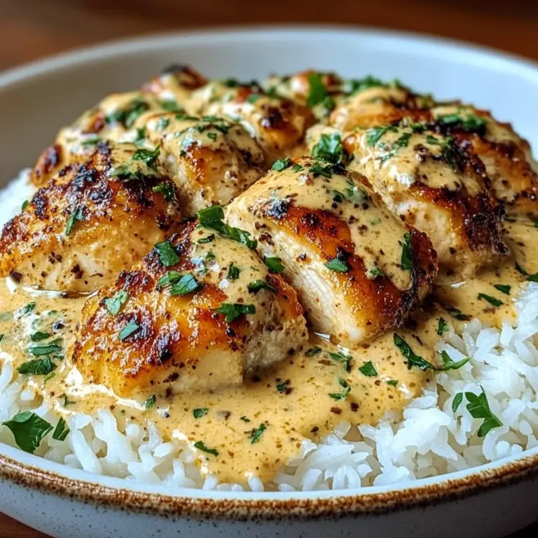 Creamy Smothered Chicken Rice