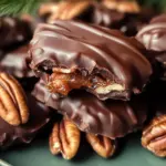 Easy Christmas Pecan Turtles
