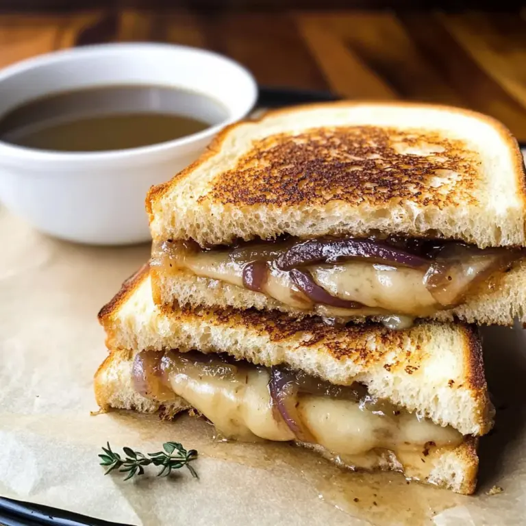 French Onion Grilled Cheese