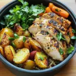 Grilled Chicken Power Bowl with Quinoa & Roasted Veggies