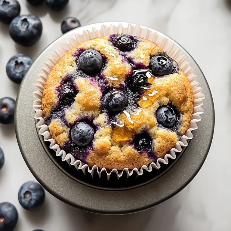 Homemade Blueberry Protein Muffins