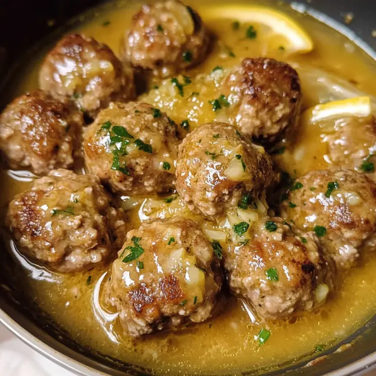 Keftedes In Lemon Sauce