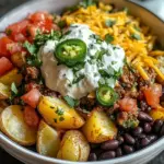 Loaded Potato Taco Bowl