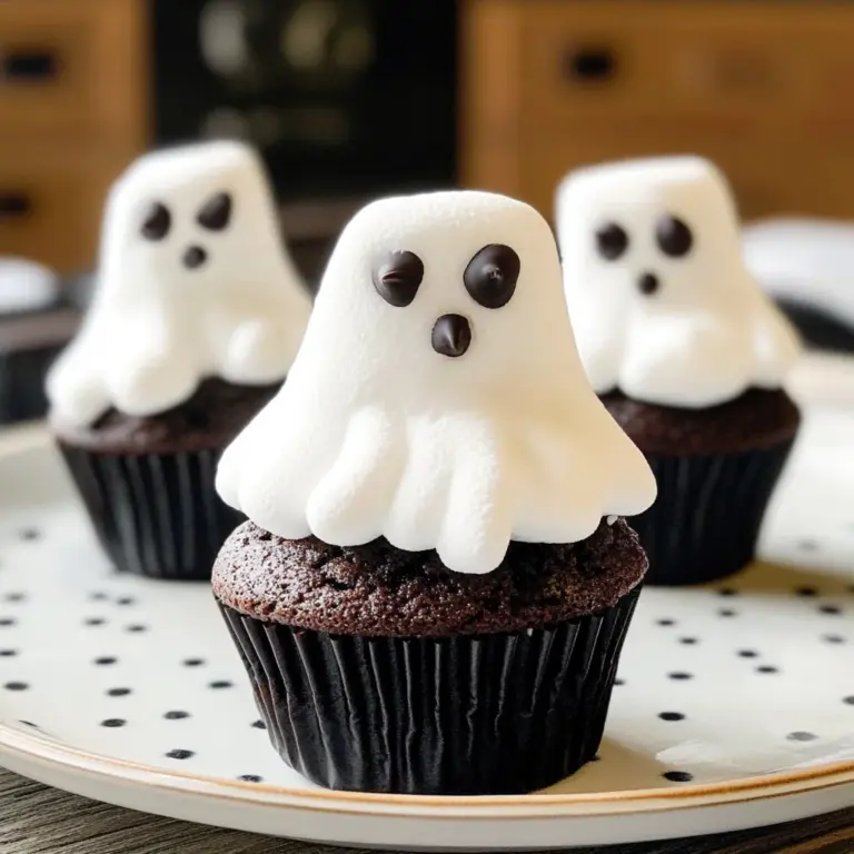 Marshmallow Ghost Cupcakes