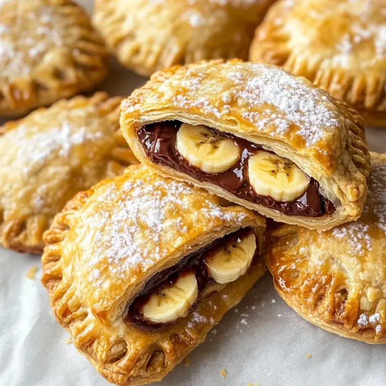 Nutella Mummy Hand Pies