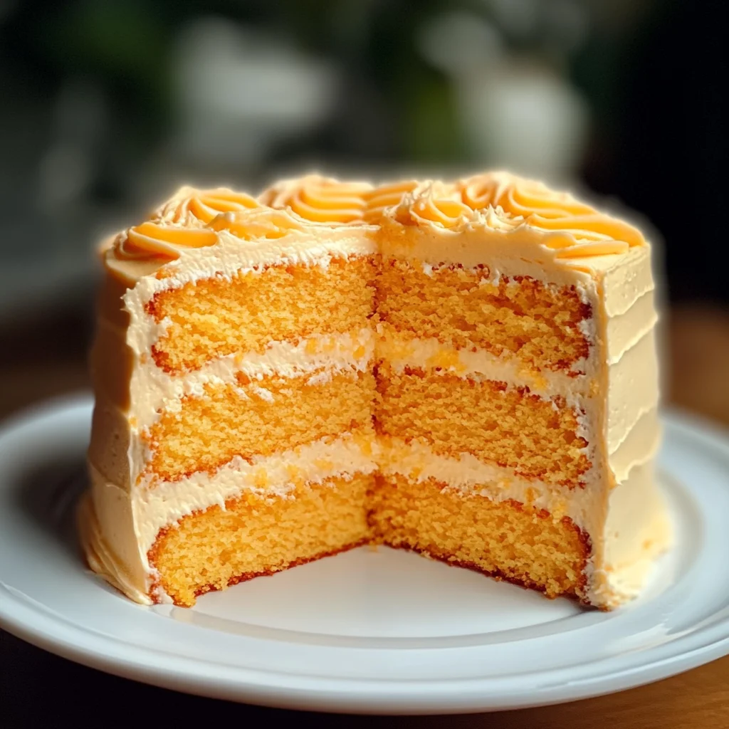Orange Velvet Cake with Orange Cream Cheese Frosting