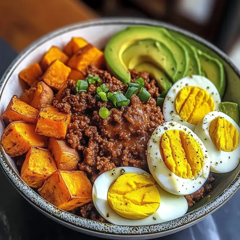 Protein Power Bowl with Sweet Potatoes & Avocado