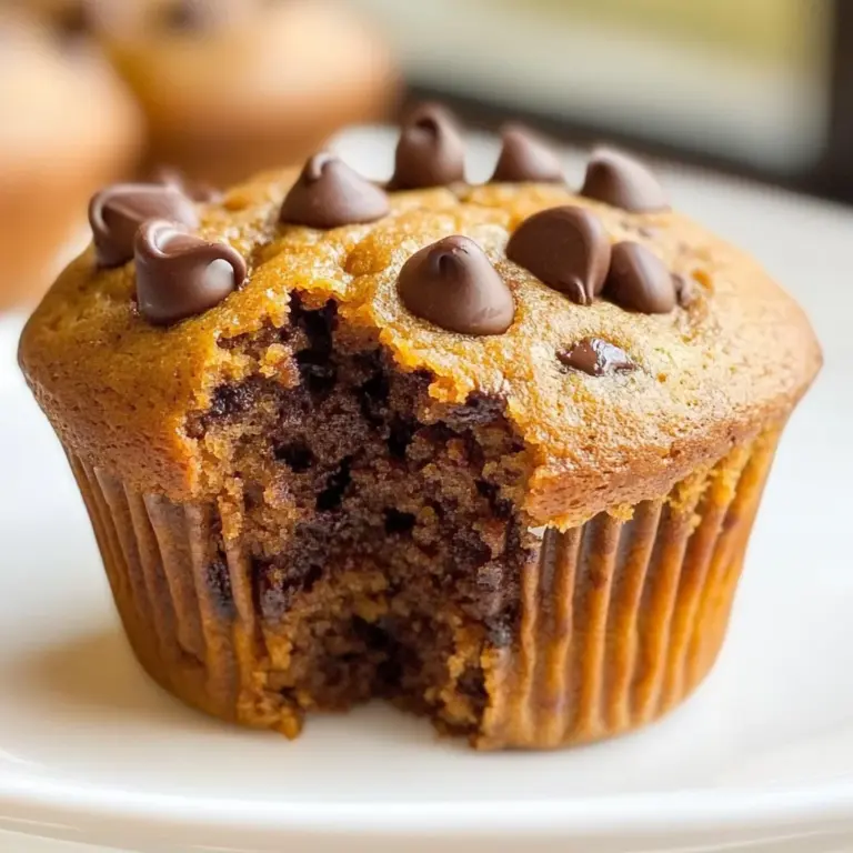 Pumpkin Chocolate Chip Muffins