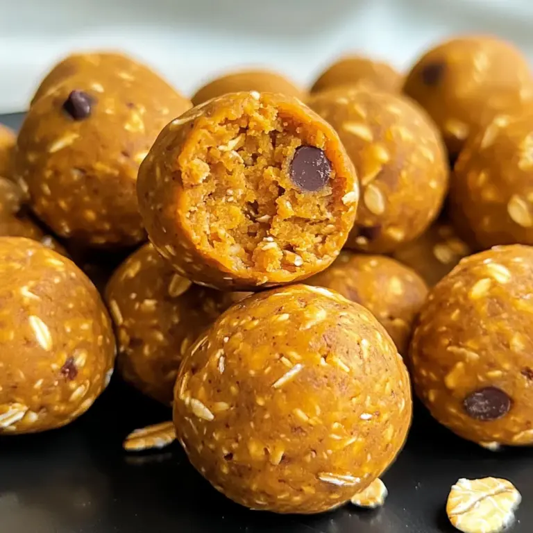Pumpkin Protein Balls Recipe