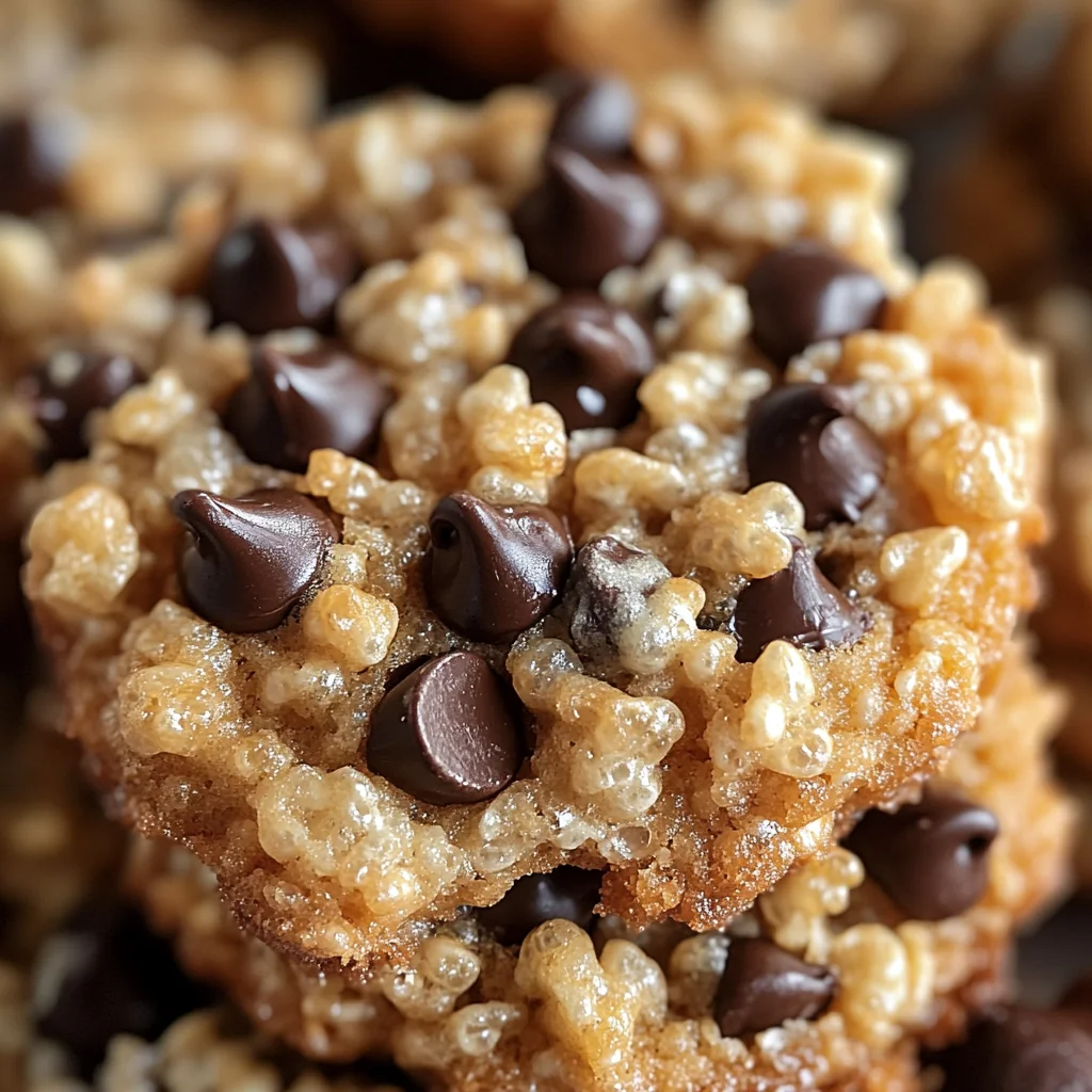 Rice Krispie Chocolate Chip Cookies