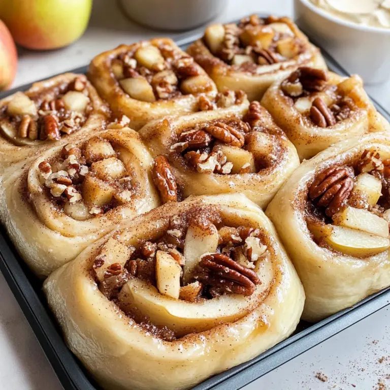 Soft-Baked Apple Cinnamon Rolls