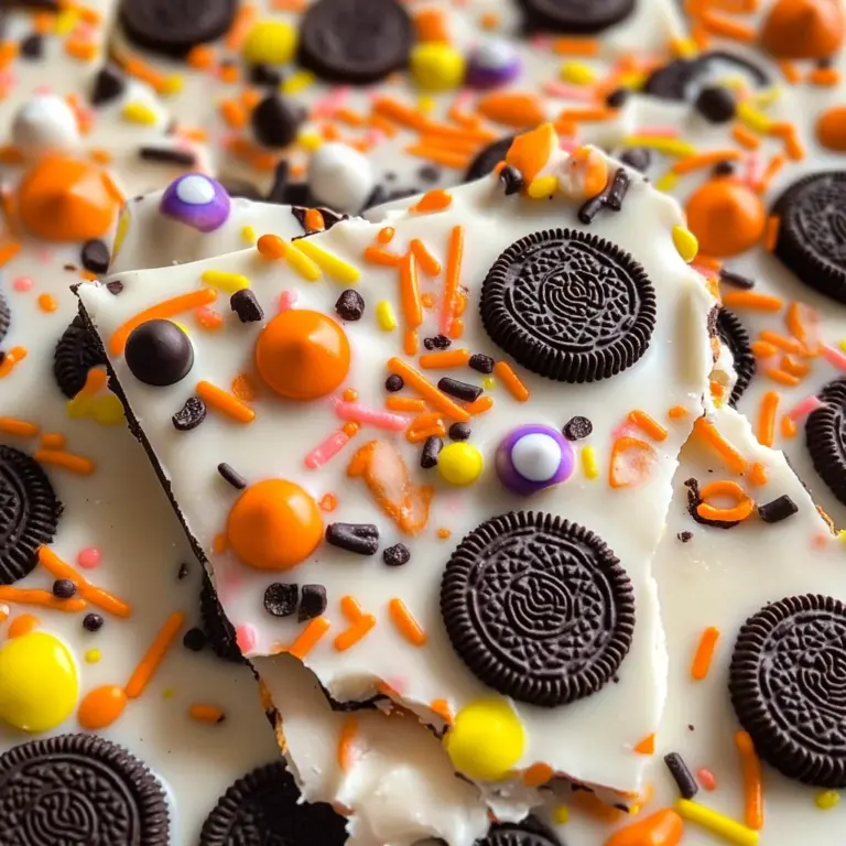 Spooky Halloween Oreo Bark