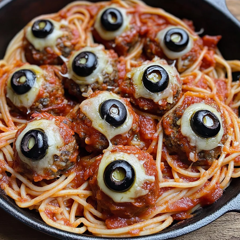 Spooky Spaghetti & Eyeballs