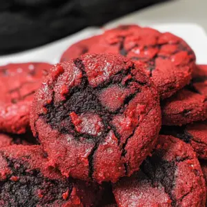 Stranger Things Red Velvet Cookies