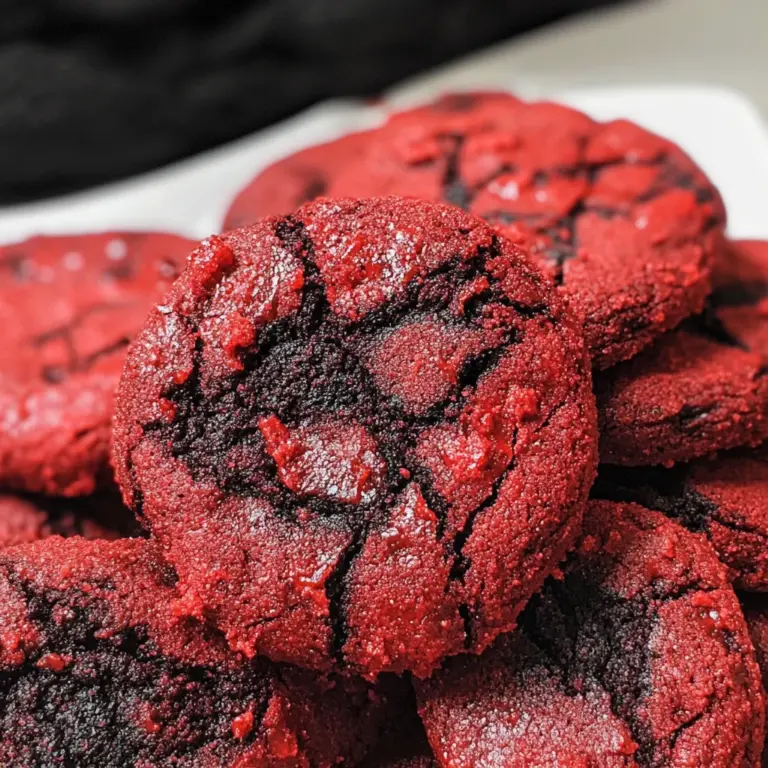 Stranger Things Red Velvet Cookies