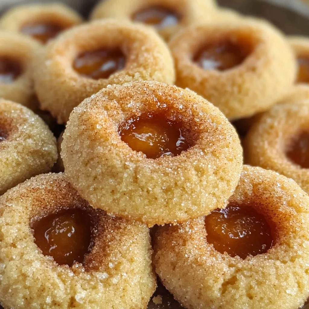 Apple Butter Thumbprint Cookies